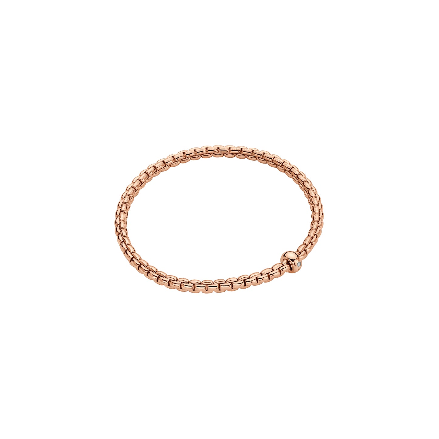 FOPE Eka Tiny Flex'it Bracelet with Single Diamond