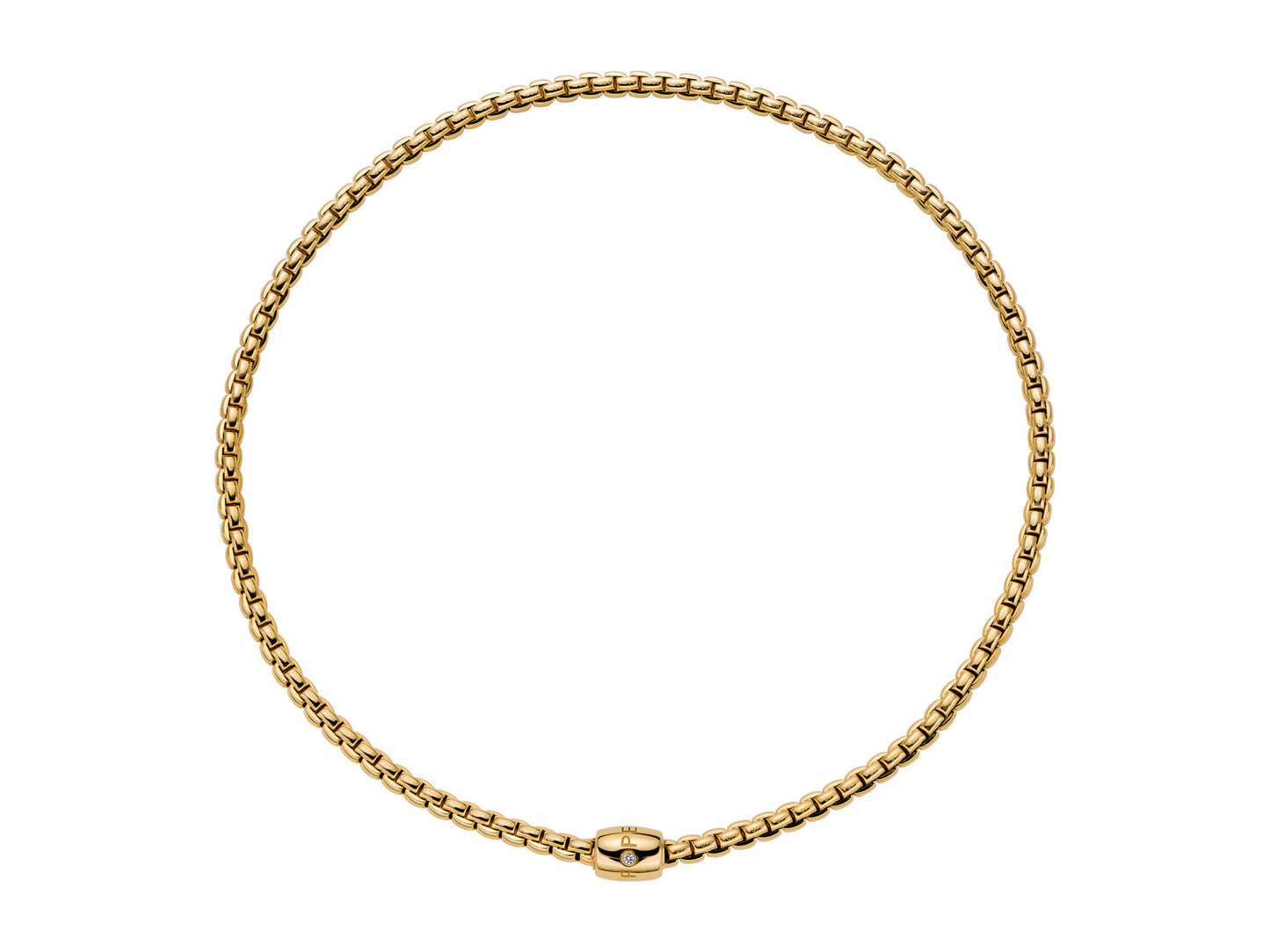 Flex'it necklace with ornamental clasp