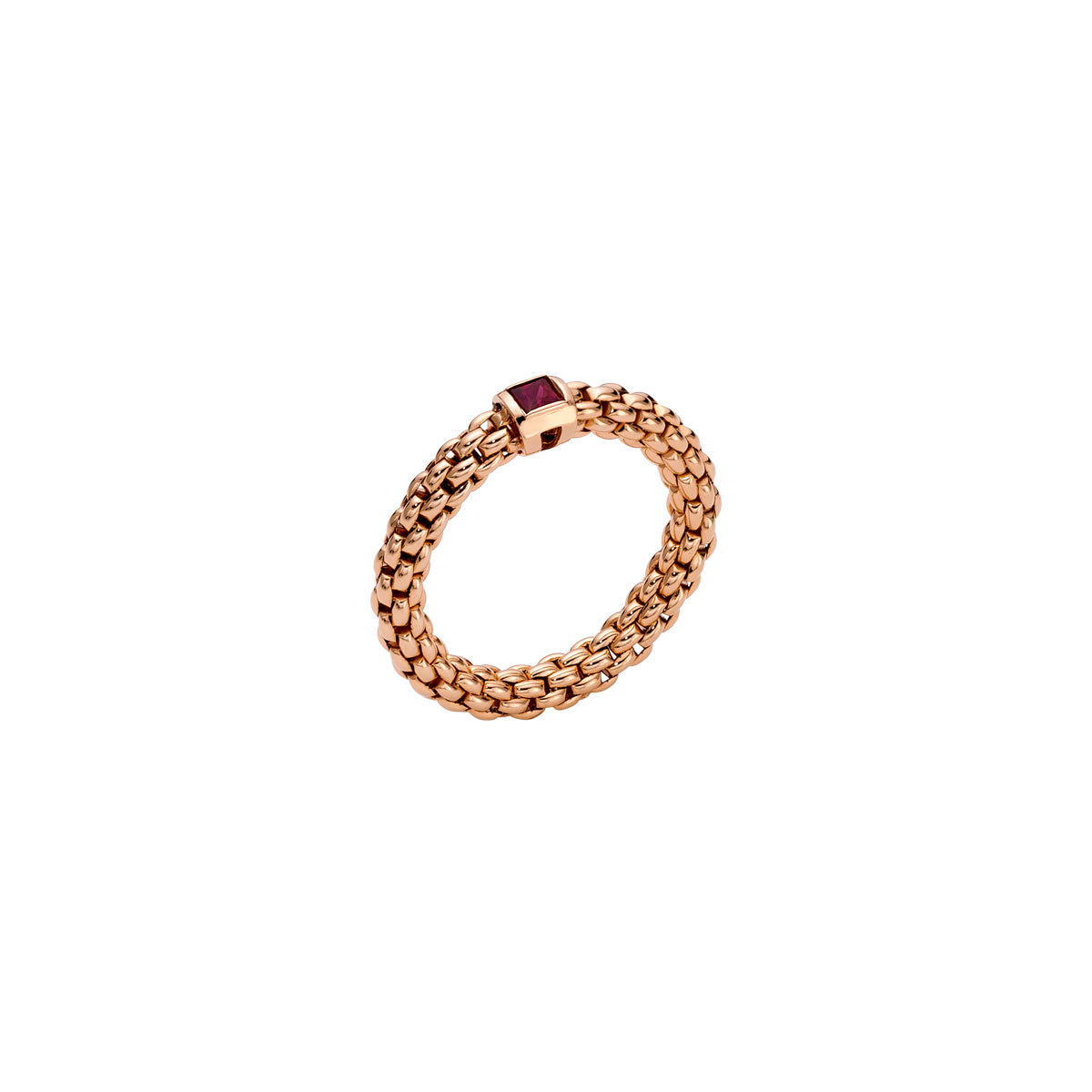 FOPE Souls Collection Stretchy Ring with Ruby