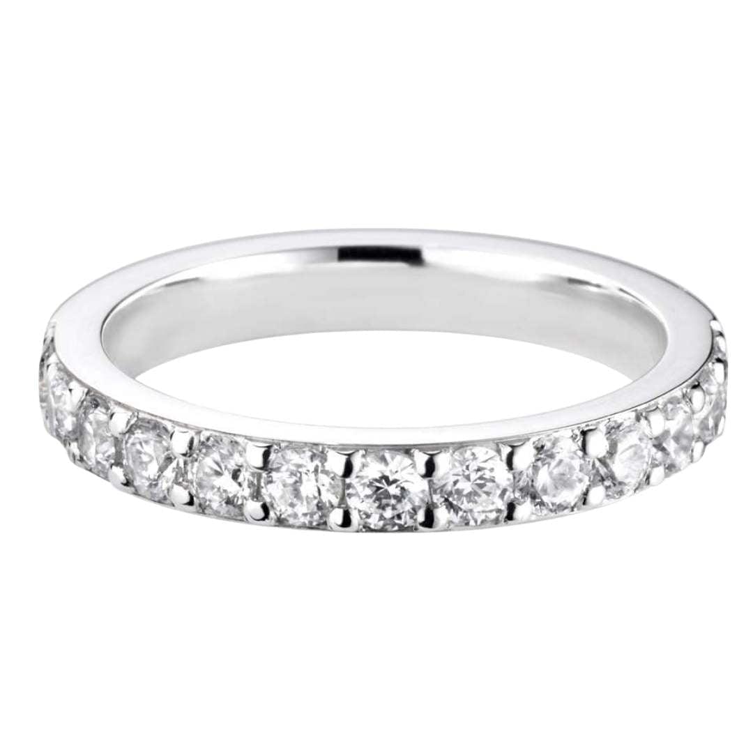 Classic- White Gold Diamond Ring - Ksenia Mirella Jewellery