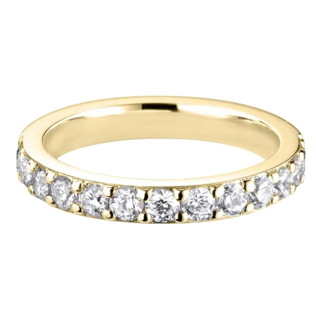 Classic- Yellow Gold Diamond Ring - Ksenia Mirella Jewellery