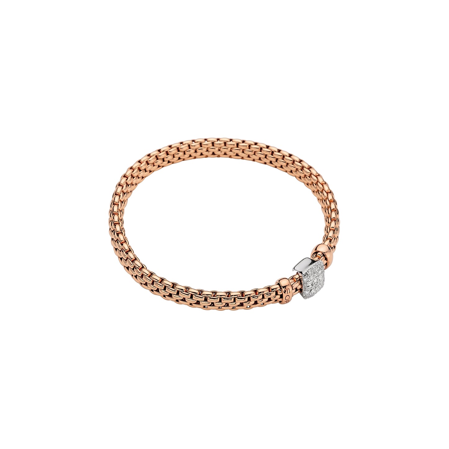 Fope Vendôme Bracelet - Sliding Pavé Diamond Rondel