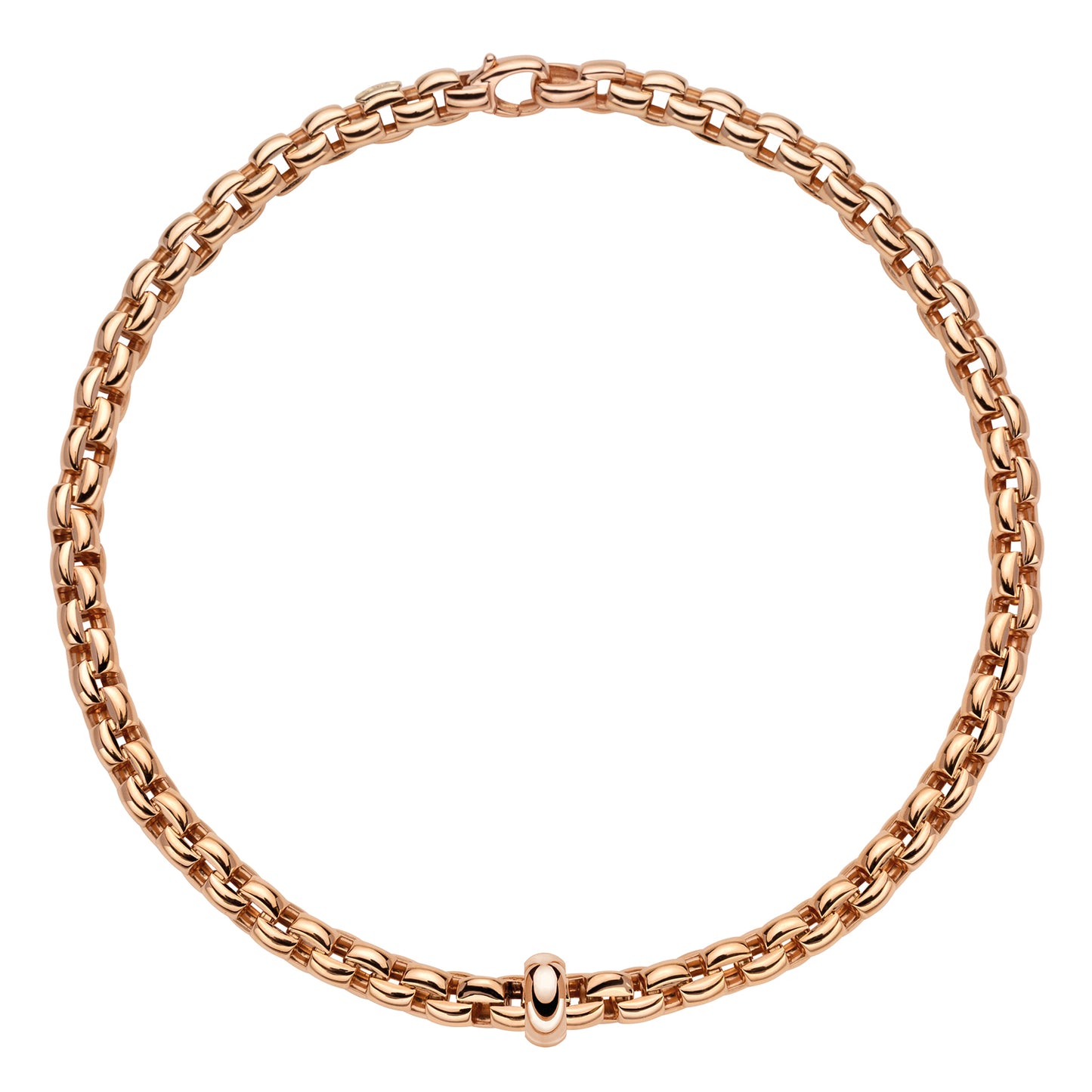 FOPE Eka Necklace- Polished Gold Rondel