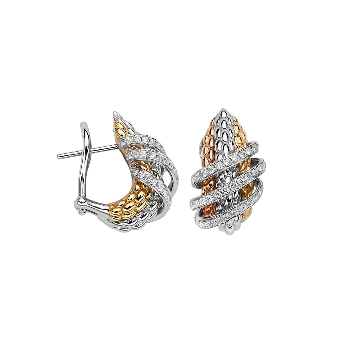 Solo Collection: Full Pavé Small Hoops