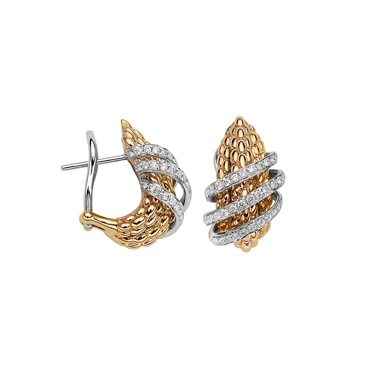 Solo Collection: Full Pavé Small Hoops