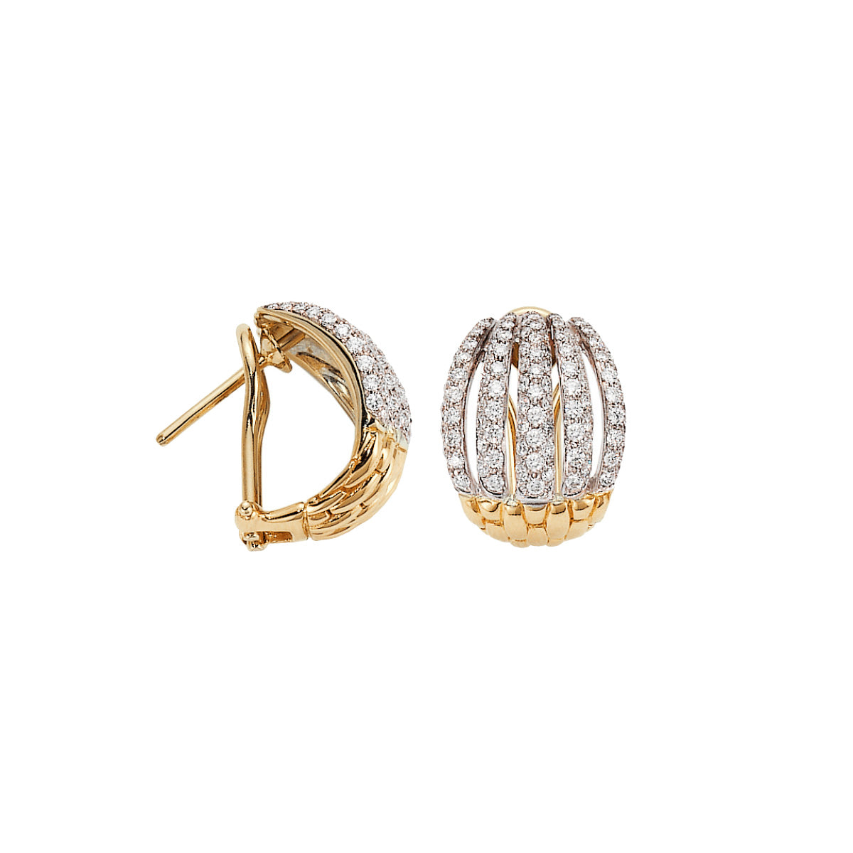 Solo Collection: Full Pavé Hoop Earrings