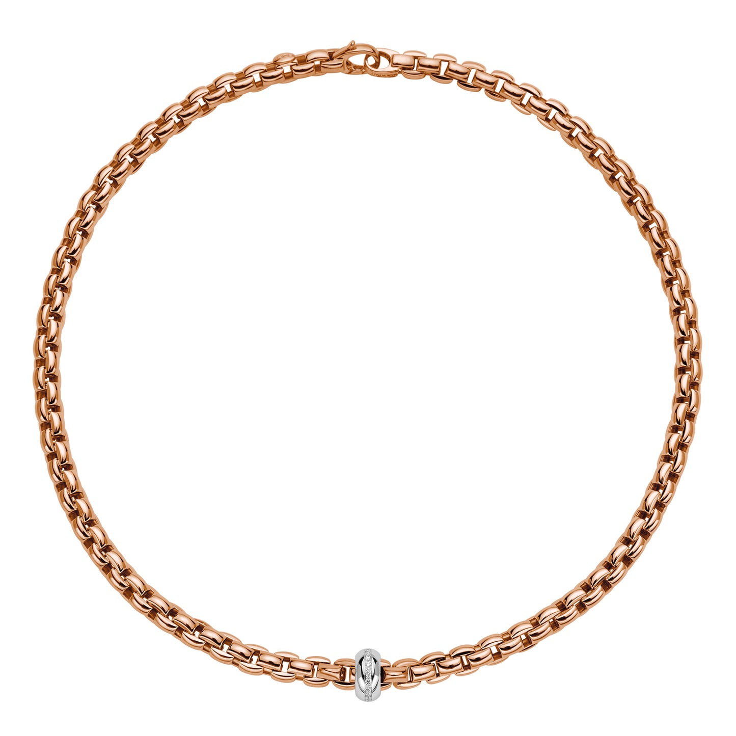 FOPE Eka Necklace- Diamond Line Rondel