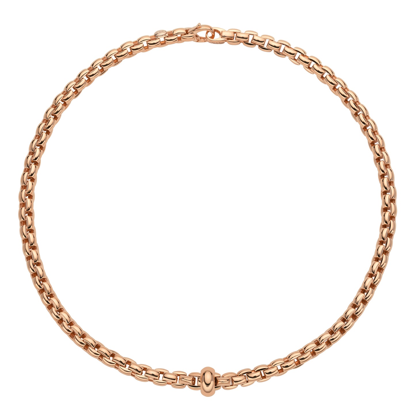 FOPE Eka Necklace- Polished Gold Rondel