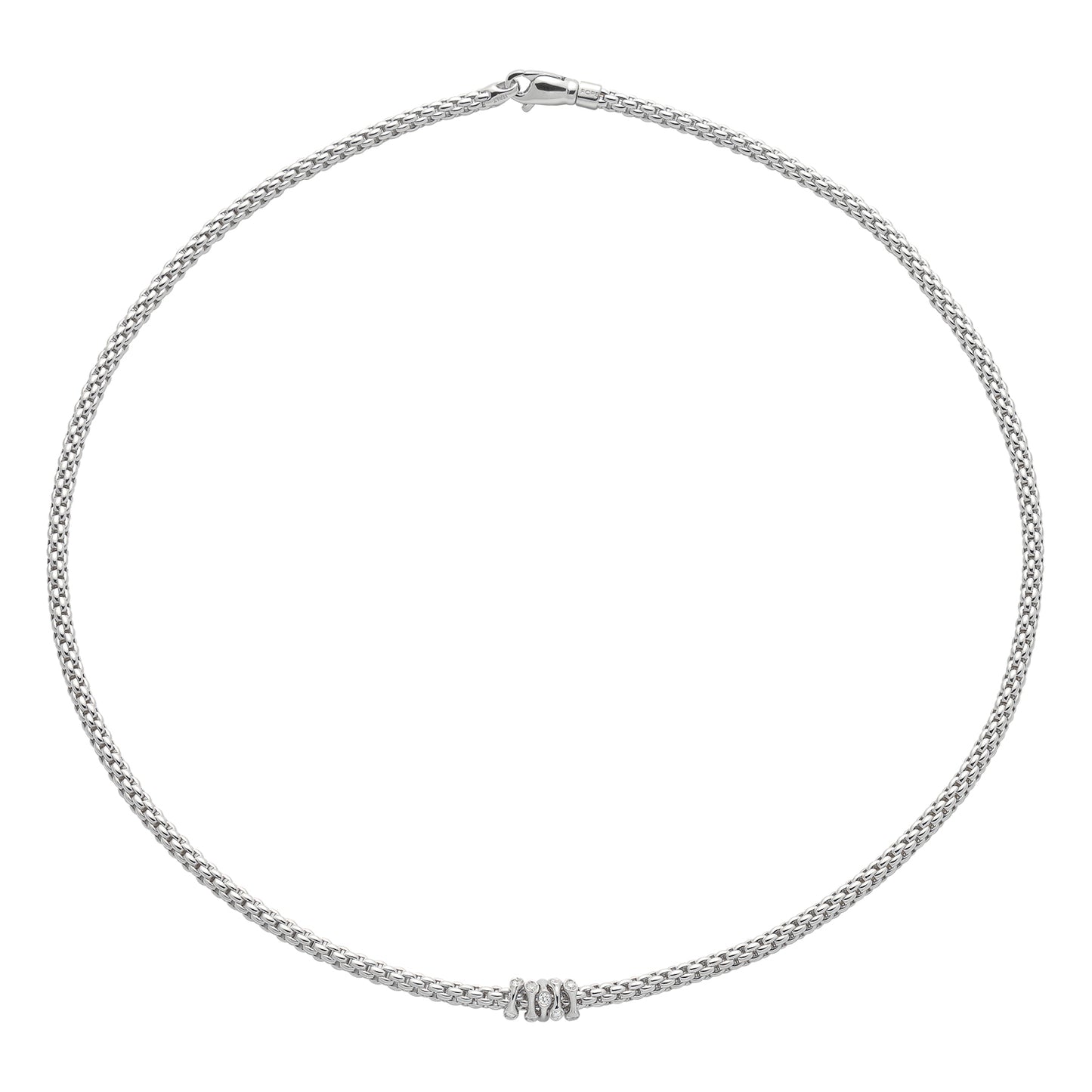 FOPE Prima Necklace with Diamond Rondel