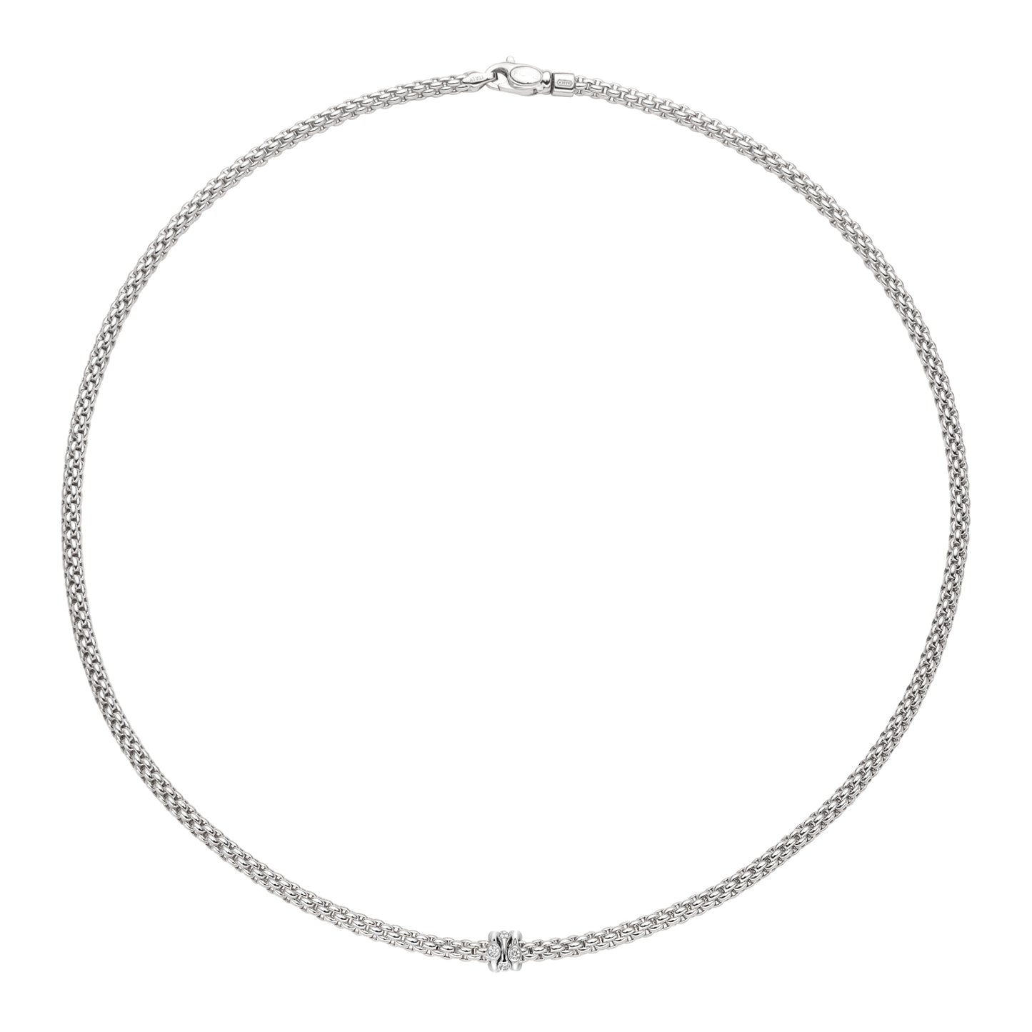Fope Prima Necklace with Diamond Rondel
