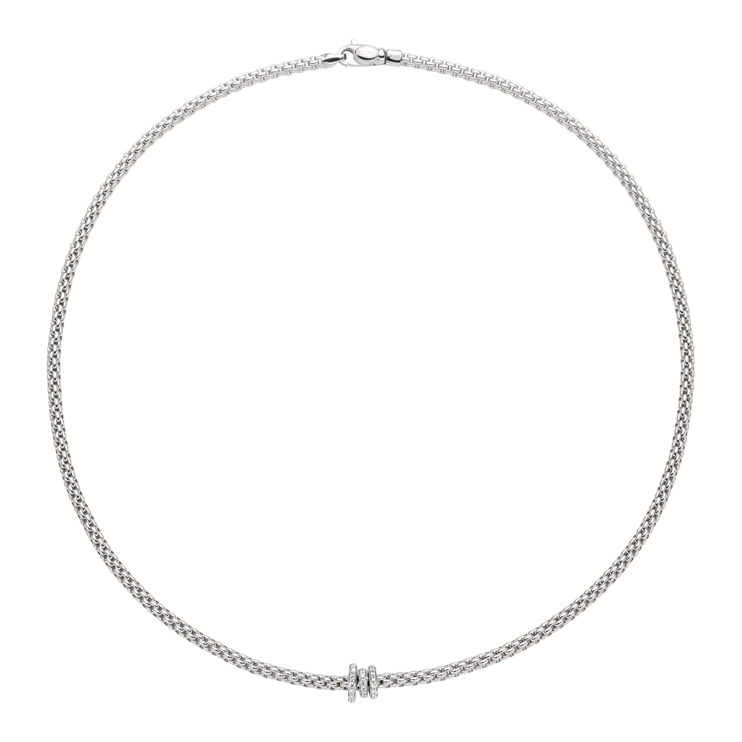 Fope Prima Necklace with Diamond Rondel