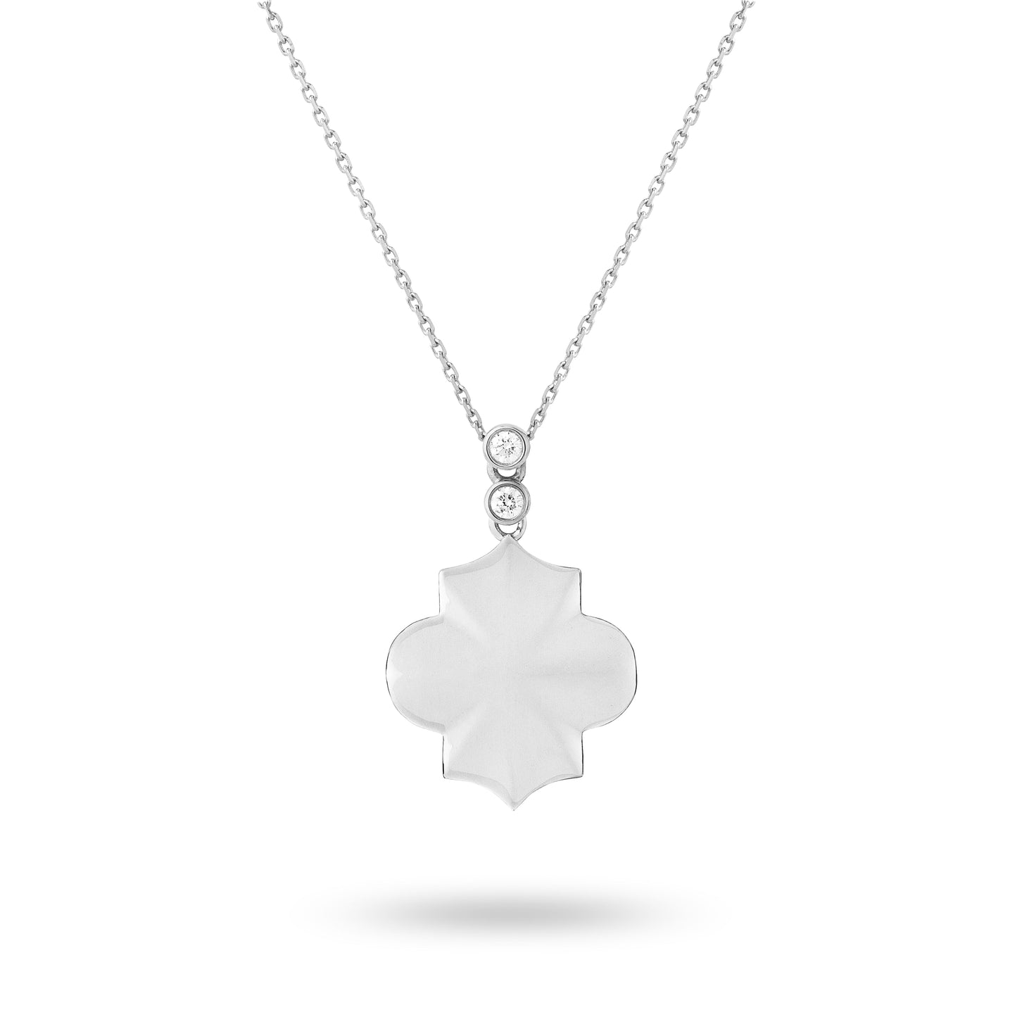 Regal - White Gold Necklace - Ksenia Mirella Jewellery