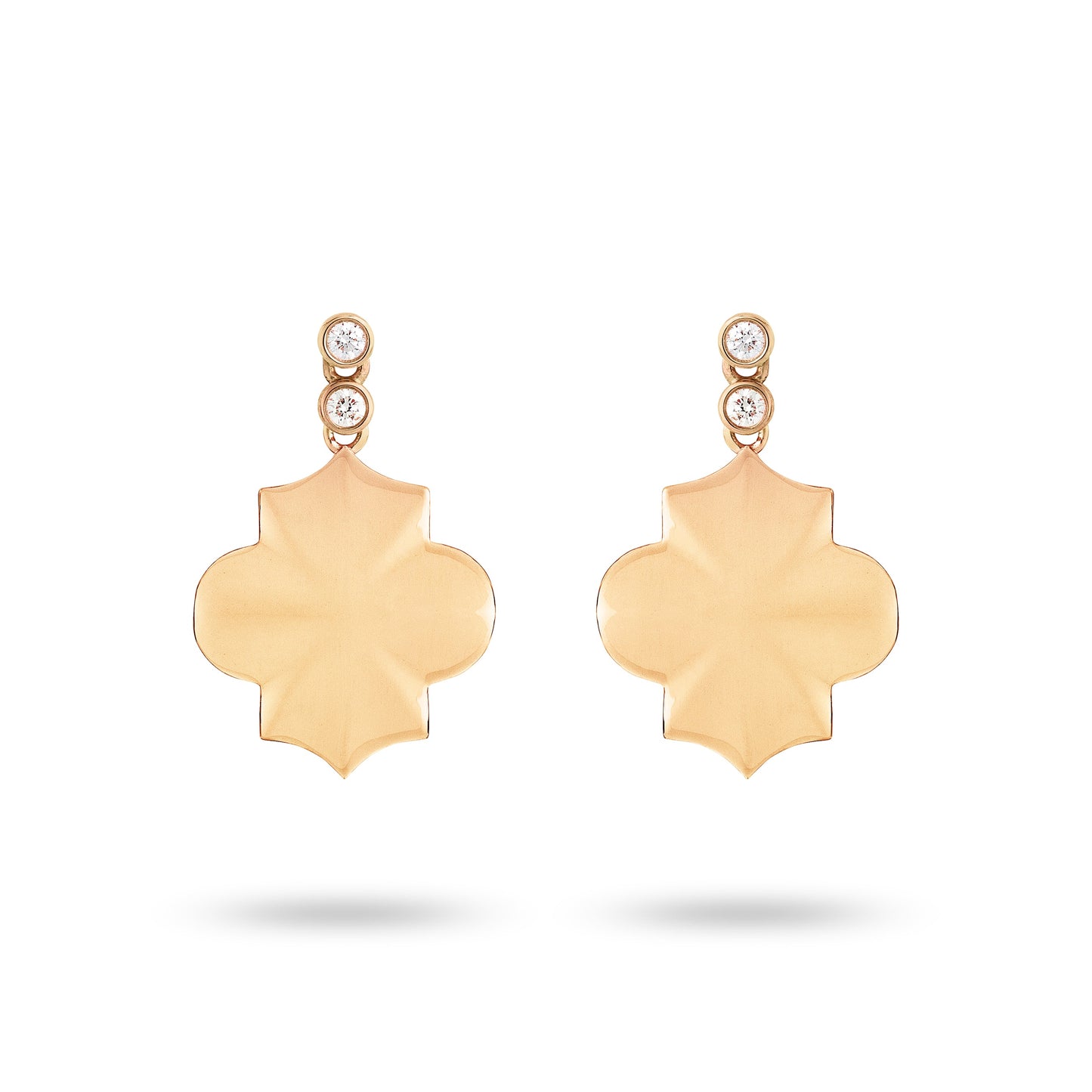 Regal - Yellow Gold Earrings - Ksenia Mirella Jewellery