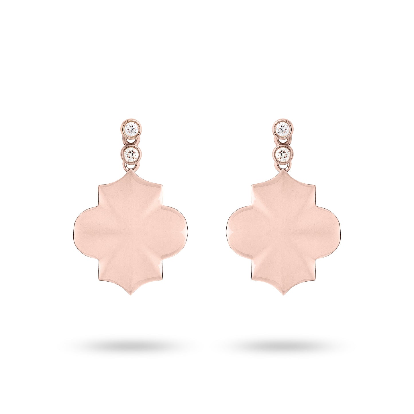 Regal - Rose Gold Earrings - Ksenia Mirella Jewellery