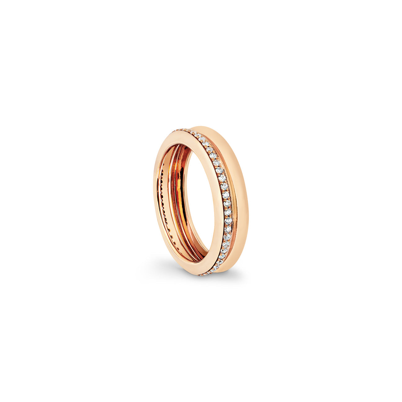 Prima - Yellow Gold White Diamond Ring - Ksenia Mirella Jewellery