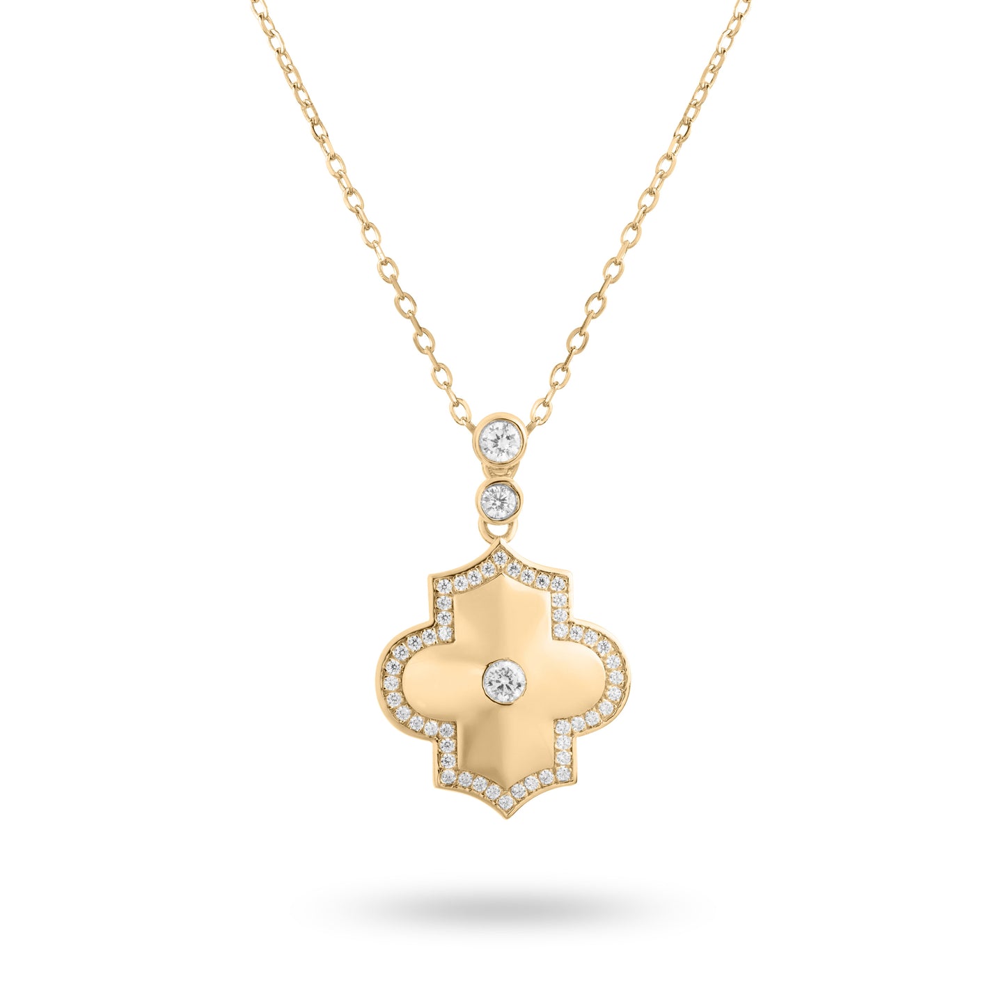 Regal Power- Yellow Gold Necklace - Ksenia Mirella Jewellery