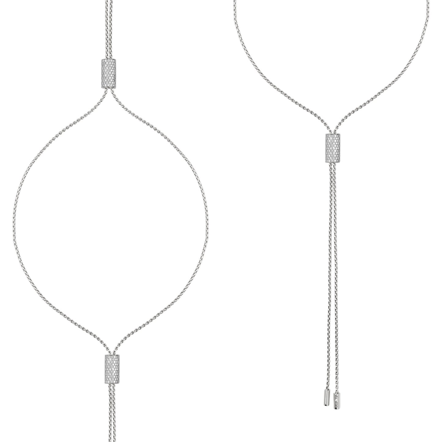 FOPE Aria Extra Long Pavé Necklace