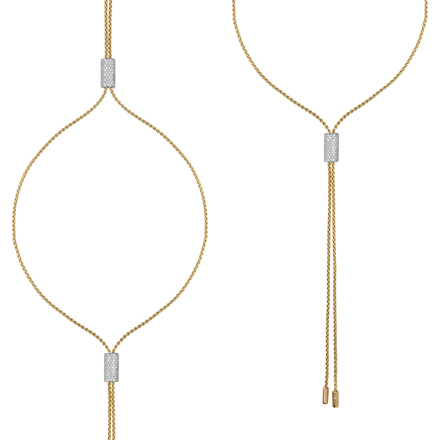 FOPE Aria Extra Long Pavé Necklace