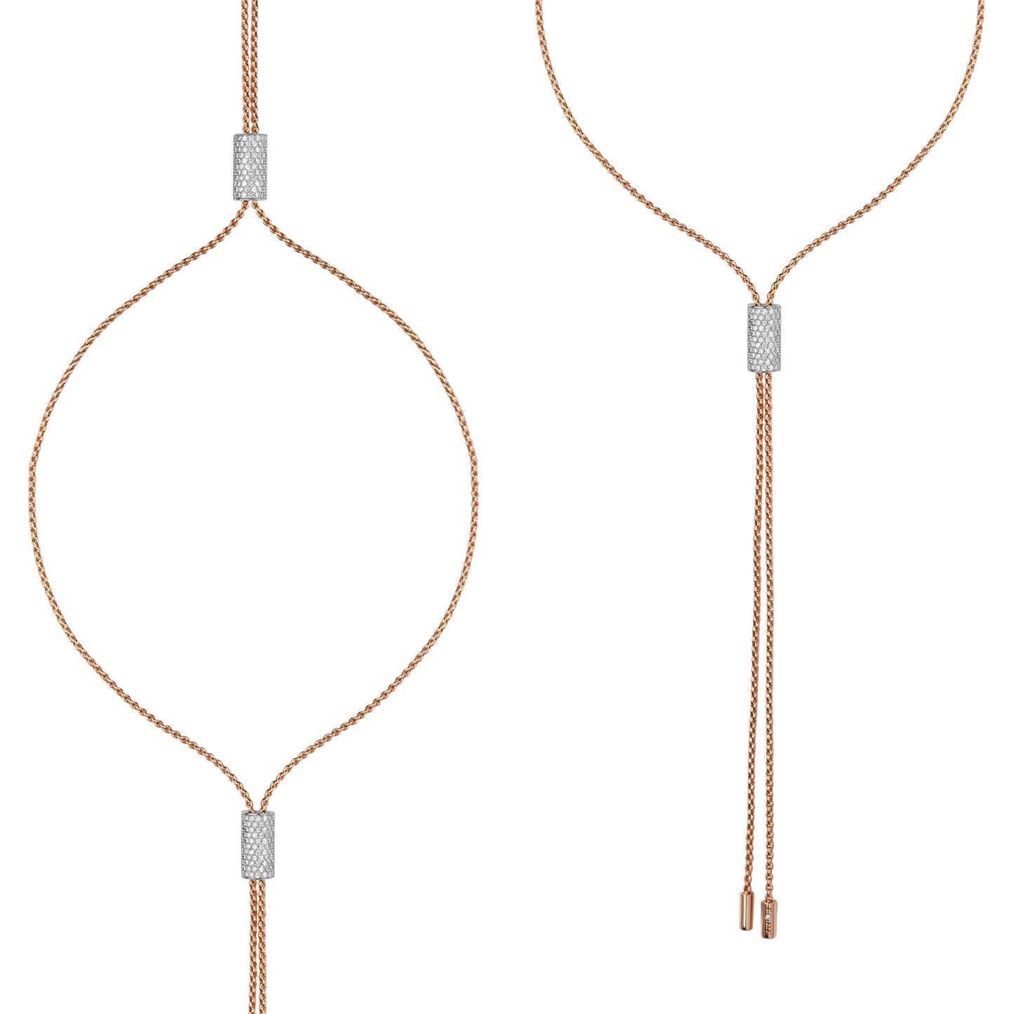 FOPE Aria Extra Long Pavé Necklace