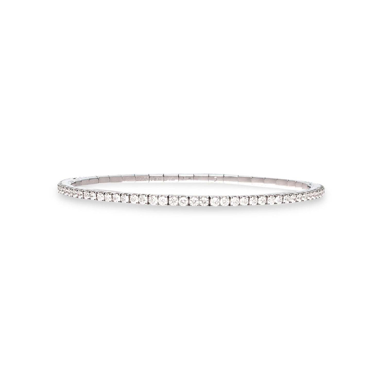 white gold white diamond tennis bracelet