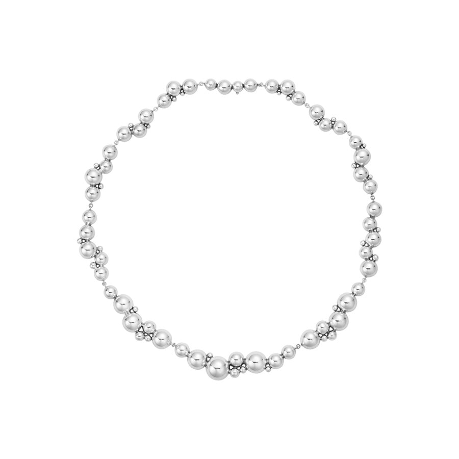 Georg Jensen Moonlight Grapes Silver Necklace