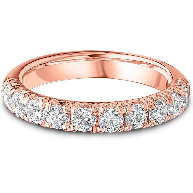 Castille Half Diamond Eternity Ring – 1.00ct