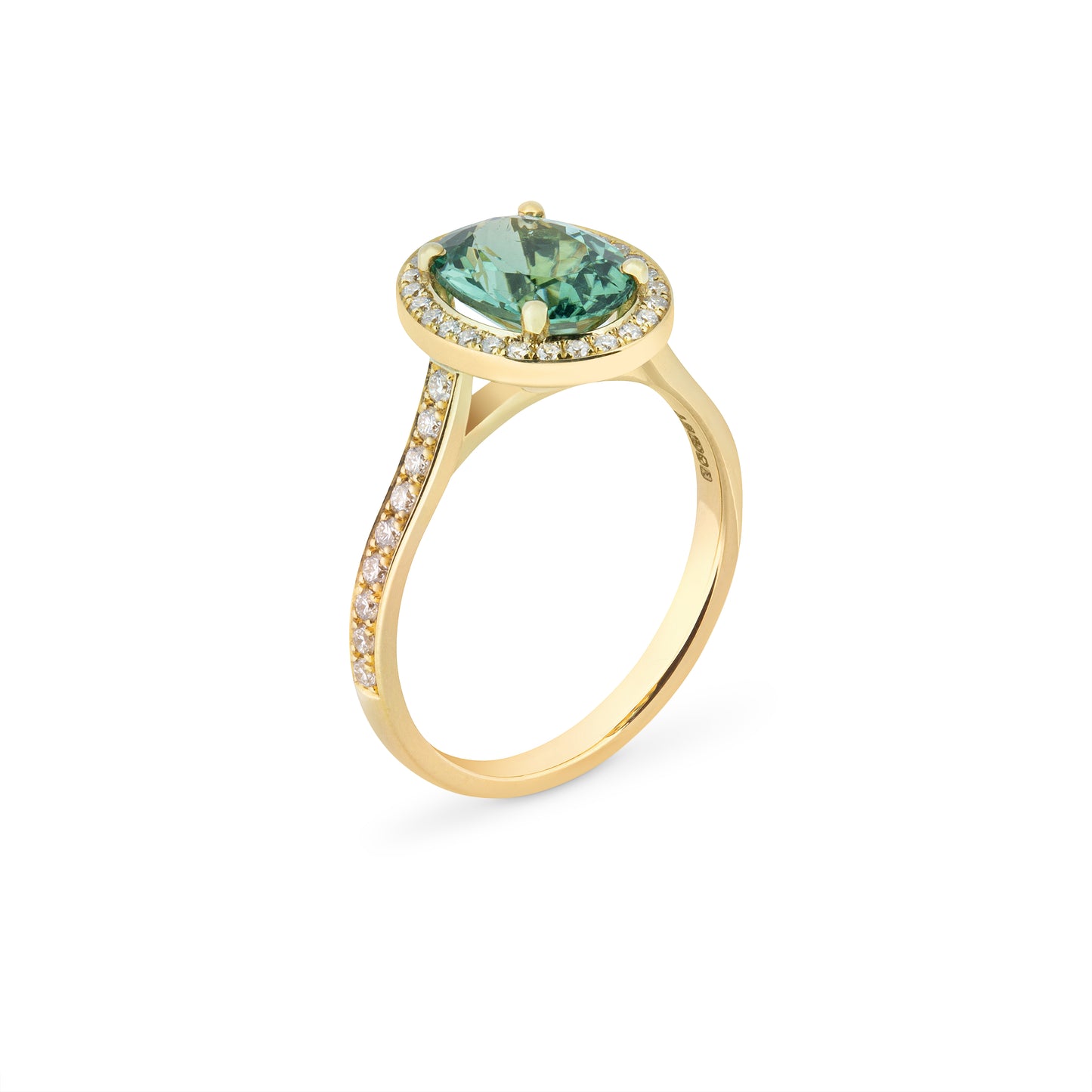 The Twilight collection | Mint Green Tourmaline Oval Ring