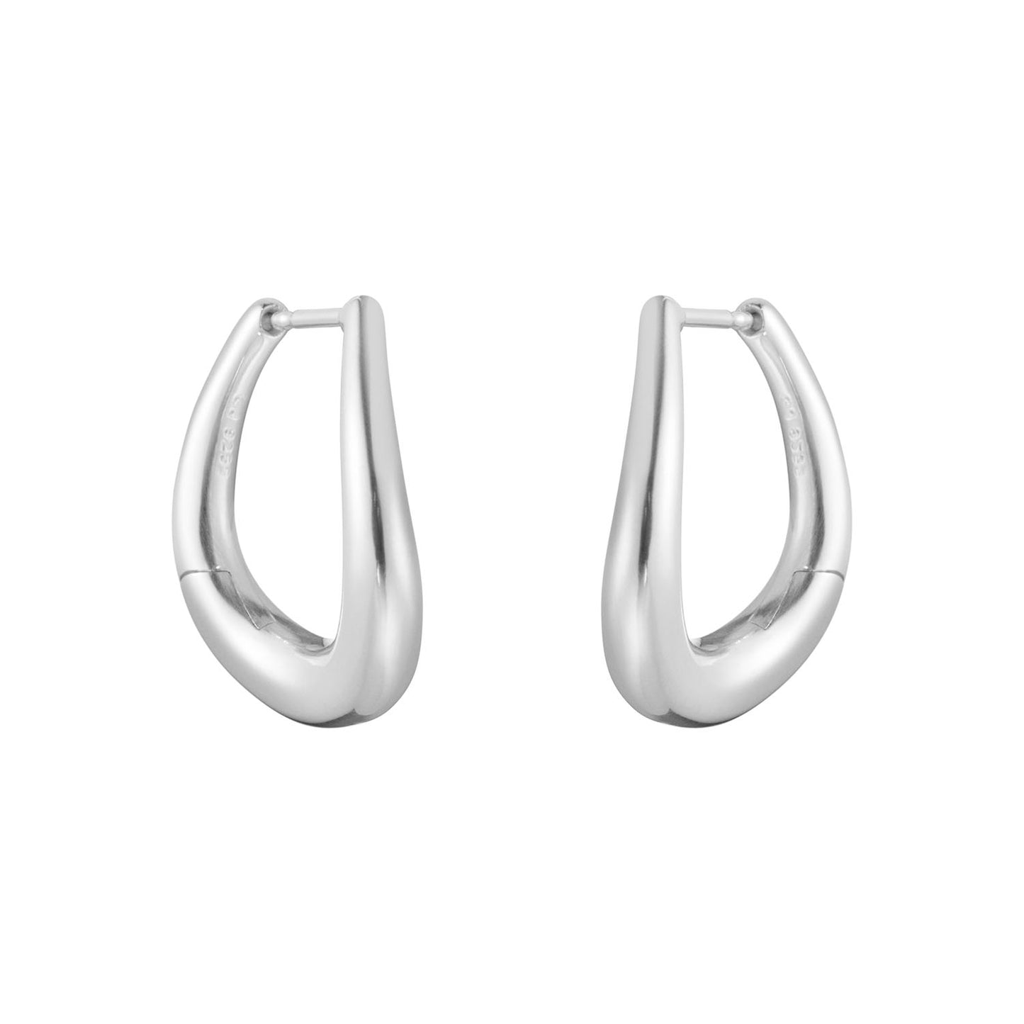 Georg Jensen Offspring Medium Silver Hoops
