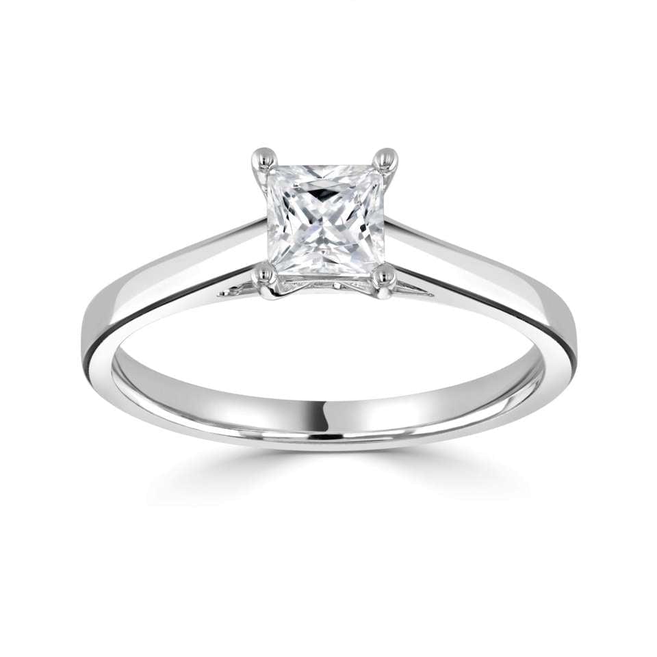 Classic- Princess Cut Solitaire - Ksenia Mirella Jewellery