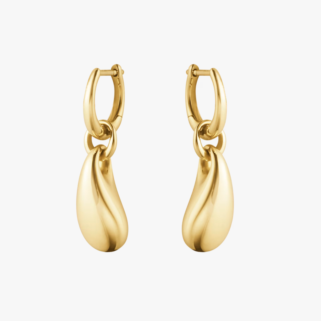 Reflect Drop 18K Gold Earring
