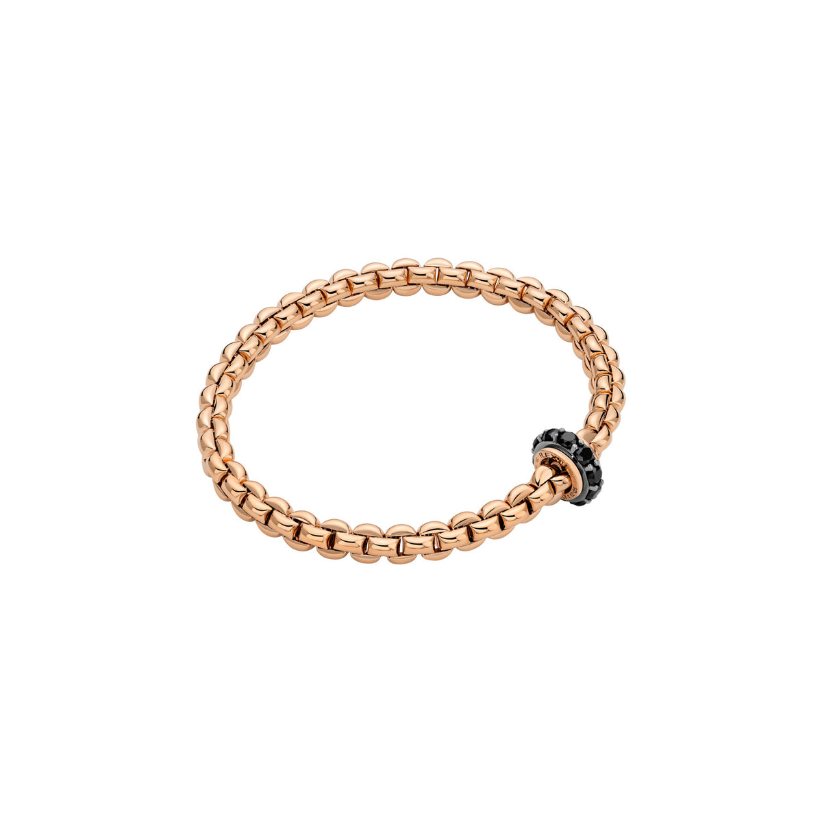 FOPE Eka Flex’it Bracelet with Black Diamond Rondel 1.12ct