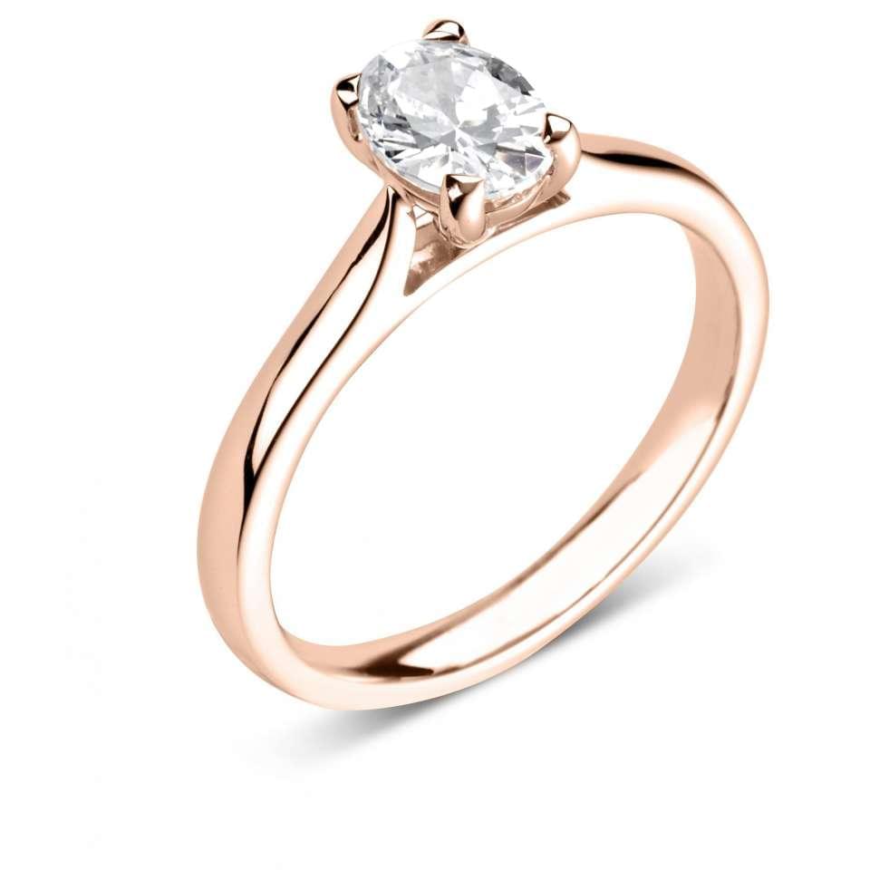 Classic- Oval Cut Solitaire - Ksenia Mirella Jewellery