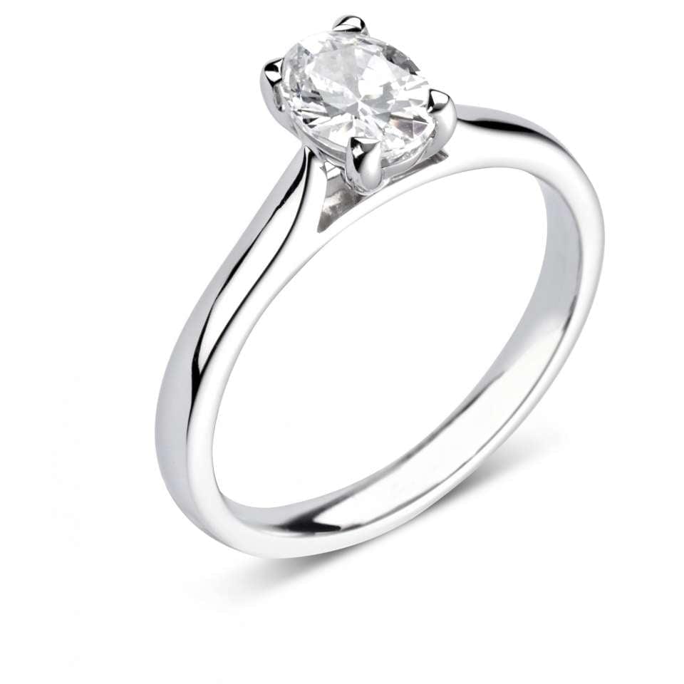Classic- Oval Cut Solitaire - Ksenia Mirella Jewellery