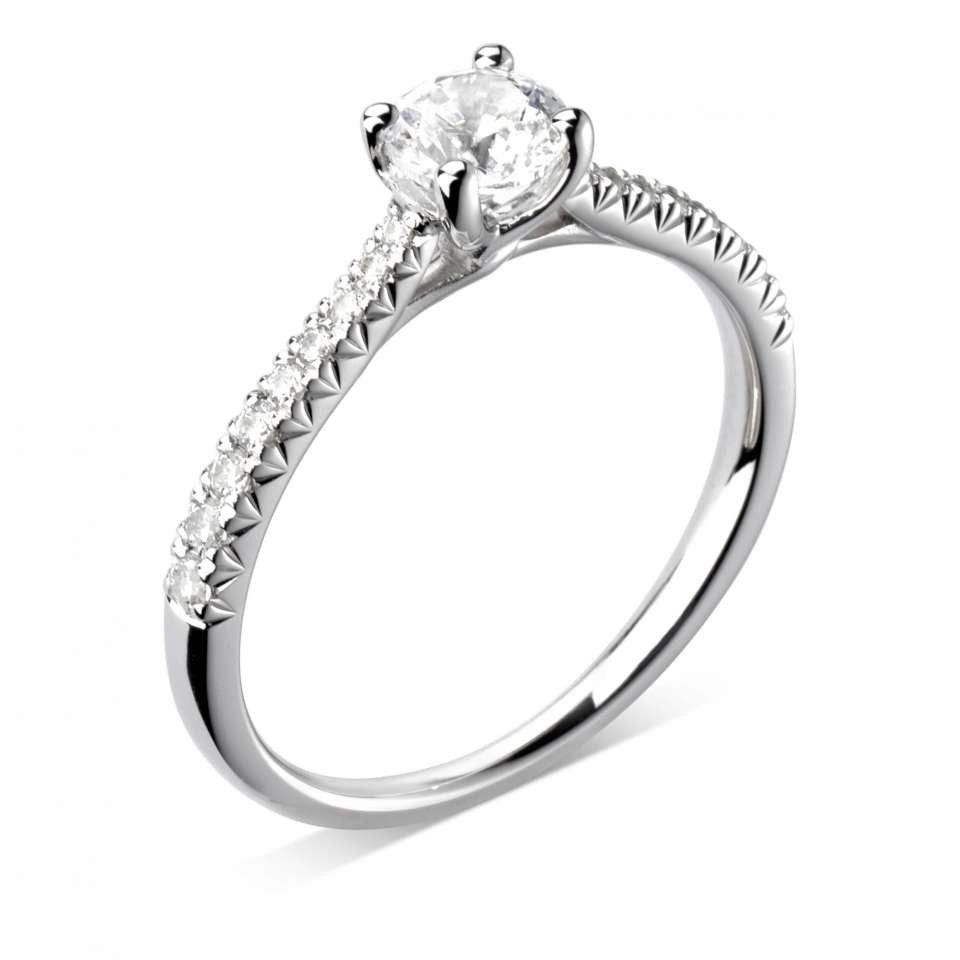 Lab-Grown Classic- Brilliant Cut Diamond Band Ring - Ksenia Mirella Jewellery