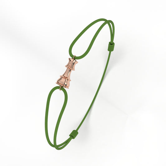 The Queen String Bracelet – Rose Gold