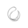 Georg Jensen Silver Infinity Ring Side View