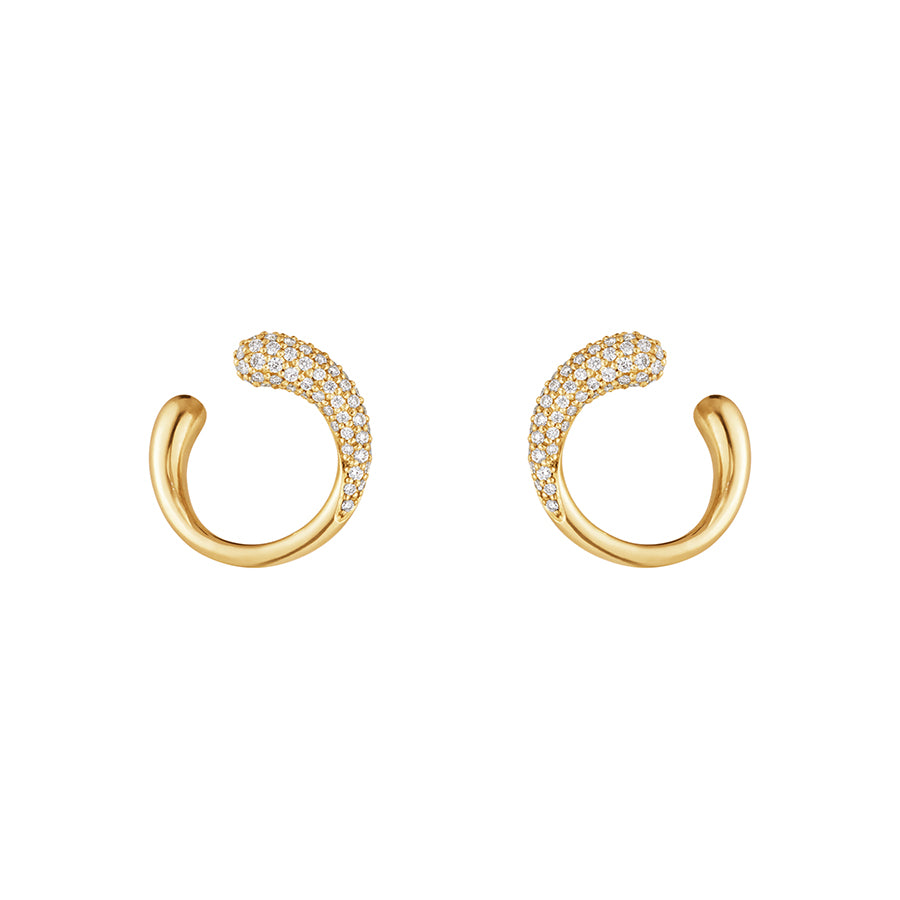 Mercy Earrings - 18kt Yellow Gold and Diamonds