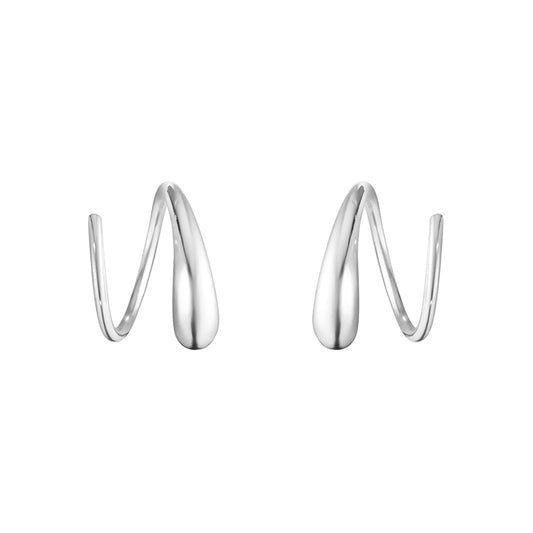 Georg Jensen silver mercy swirl earings
