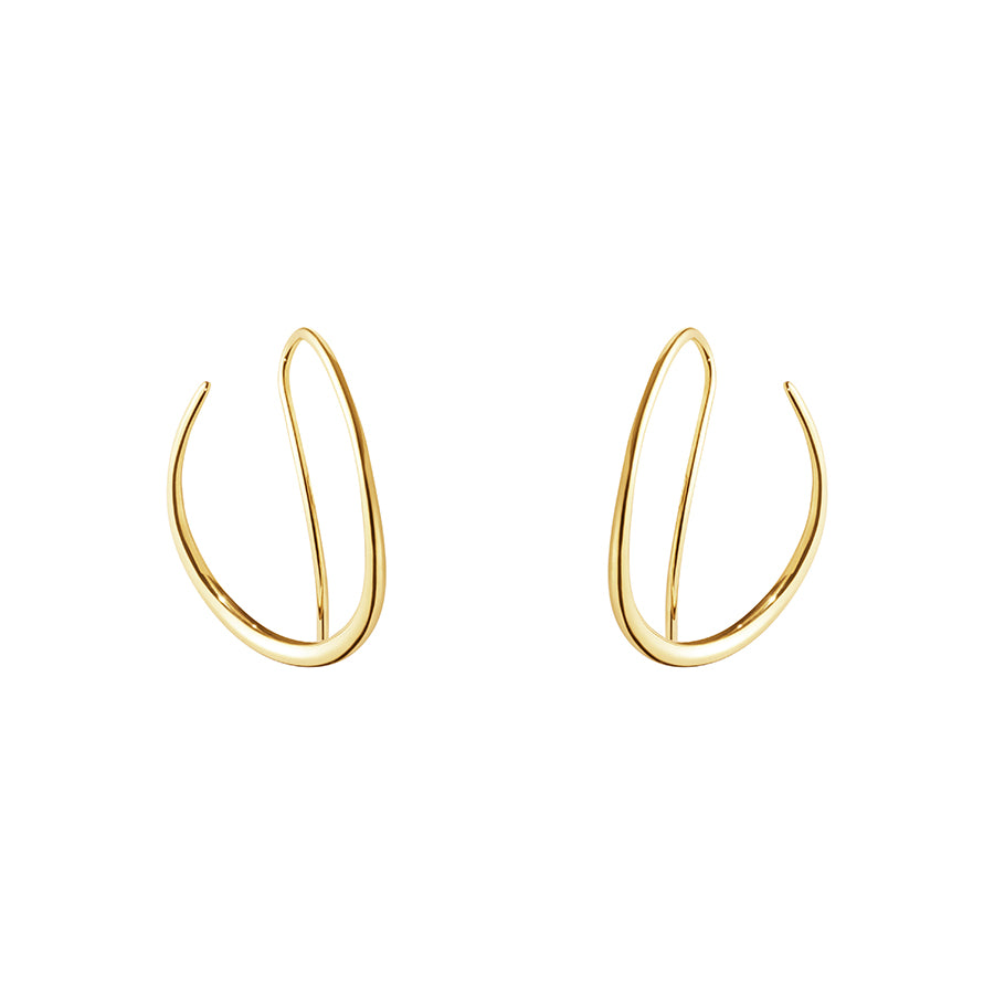 Offspring Earhoops - 18kt Yellow Gold