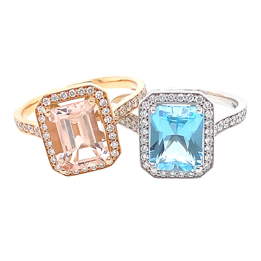 Morganite Twilight Ring