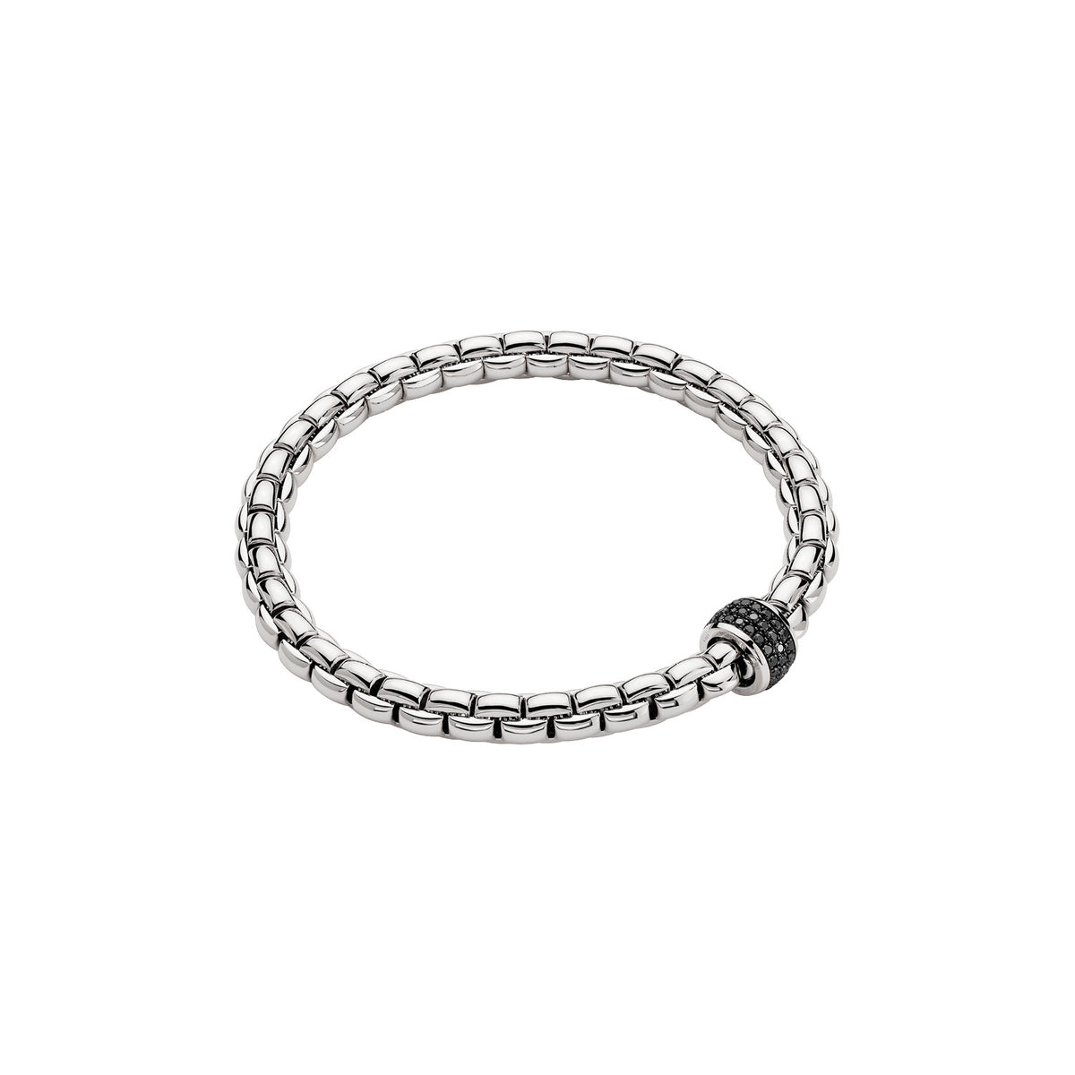 FOPE Eka Tiny Flex'it Armband mit Pavé-Diamantscheibe