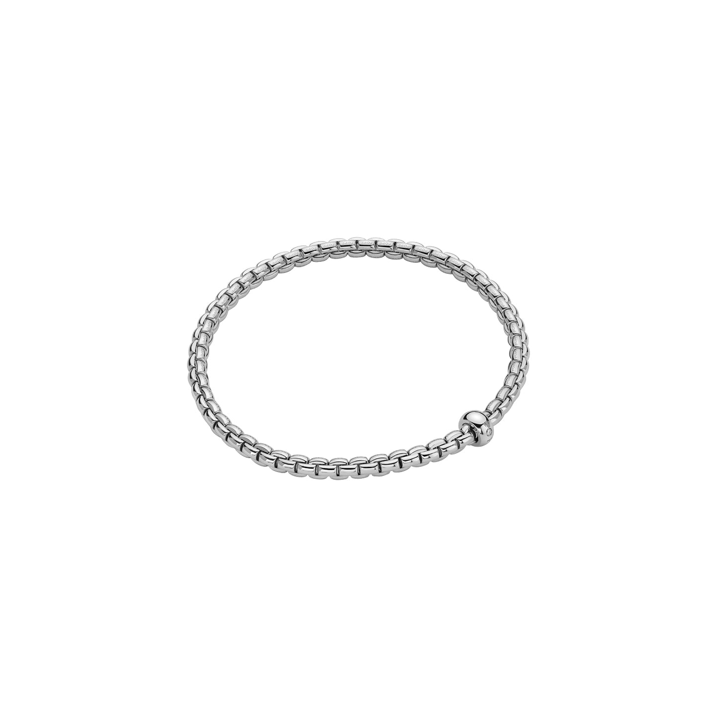 FOPE Eka Tiny Flex'it Bracelet with Single Diamond