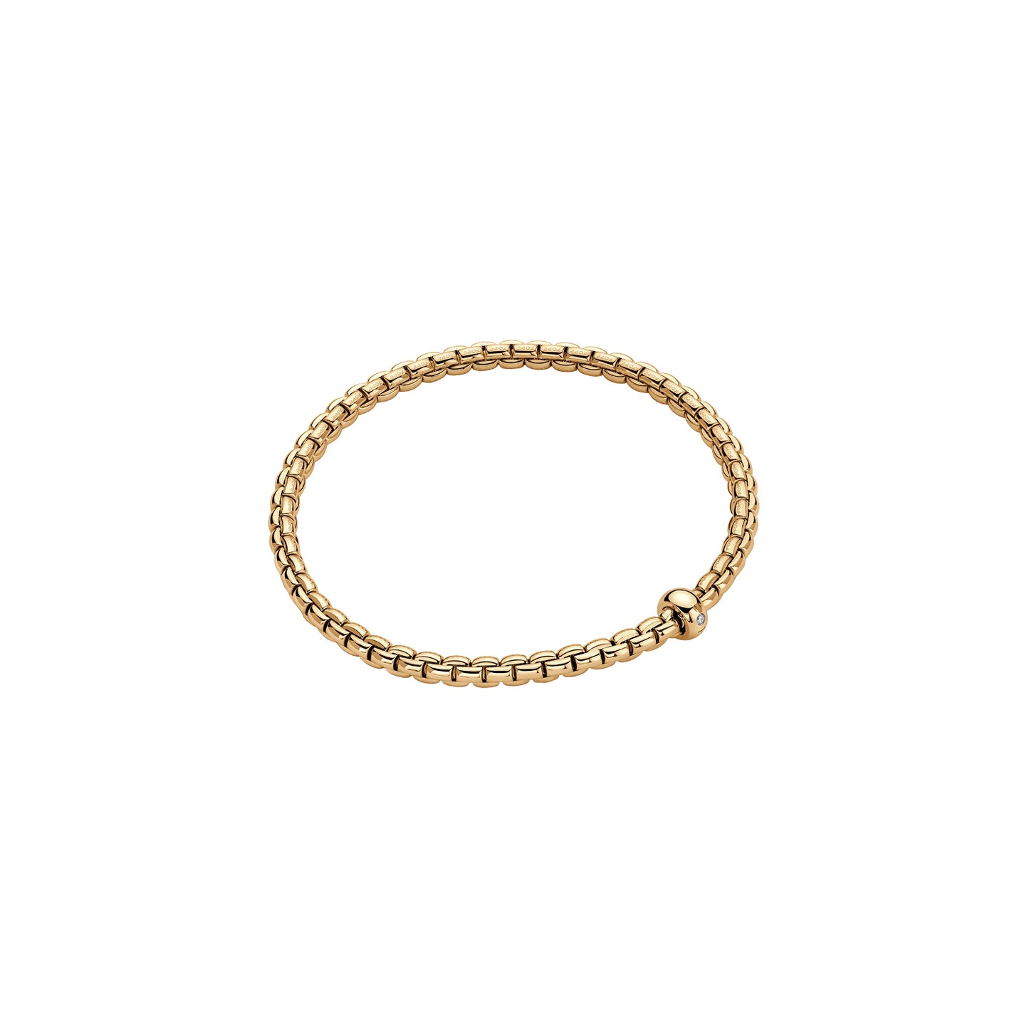 FOPE Eka Tiny Flex'it Bracelet with Single Diamond