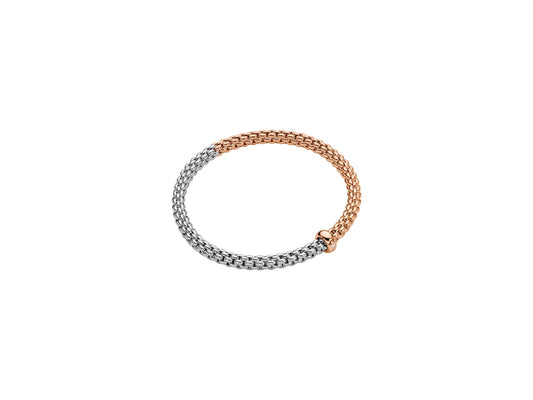 Fope Solo Single Diamond Bi-Metal Bracelet