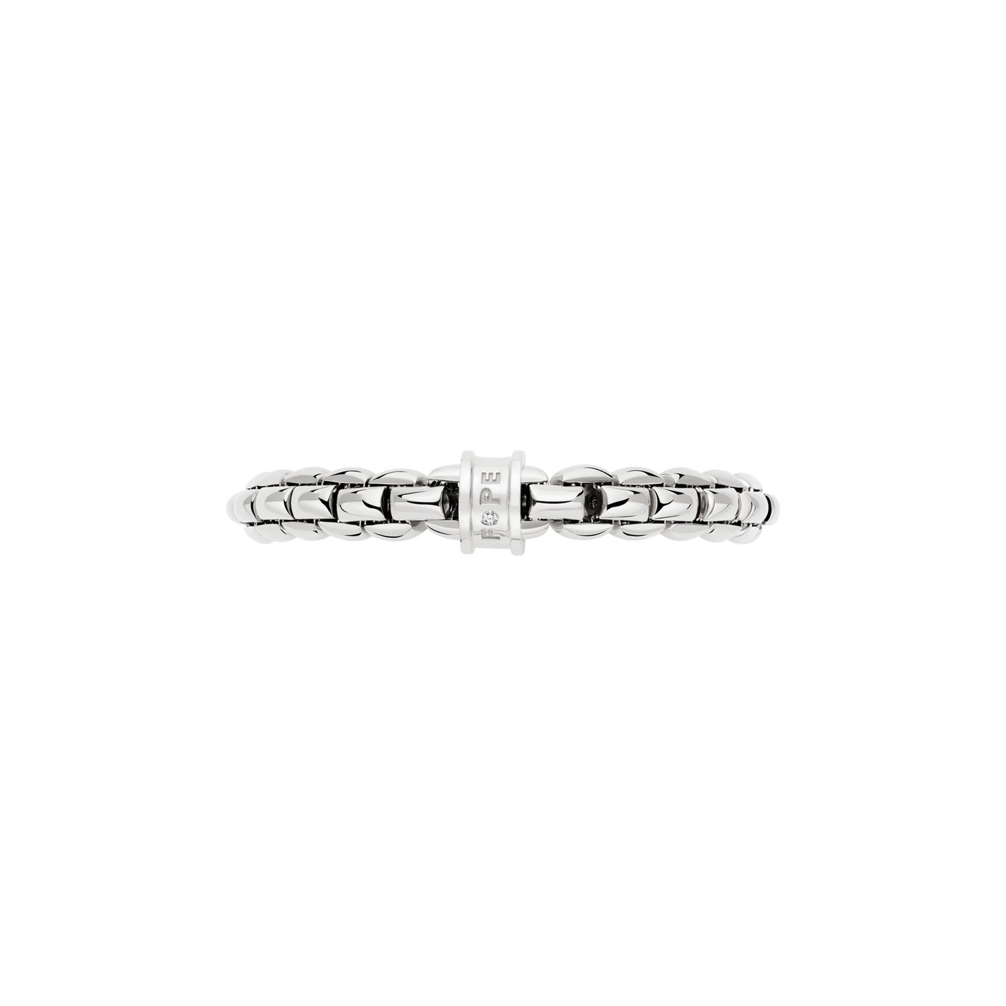 FOPE Eka Flex’it Bracelet with Gold Logo Rondel and Diamond