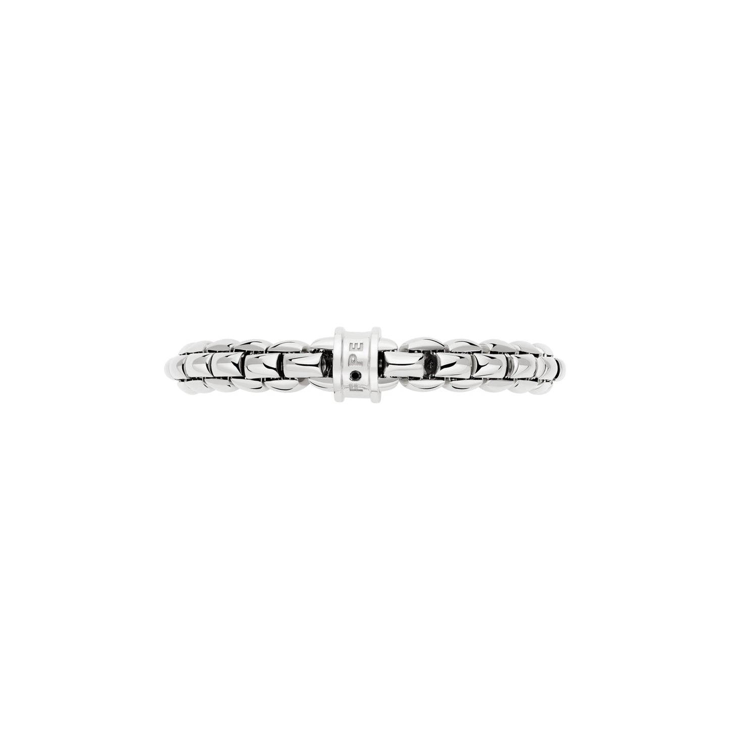 FOPE Eka Flex’it Bracelet with Gold Logo Rondel and Black Diamond