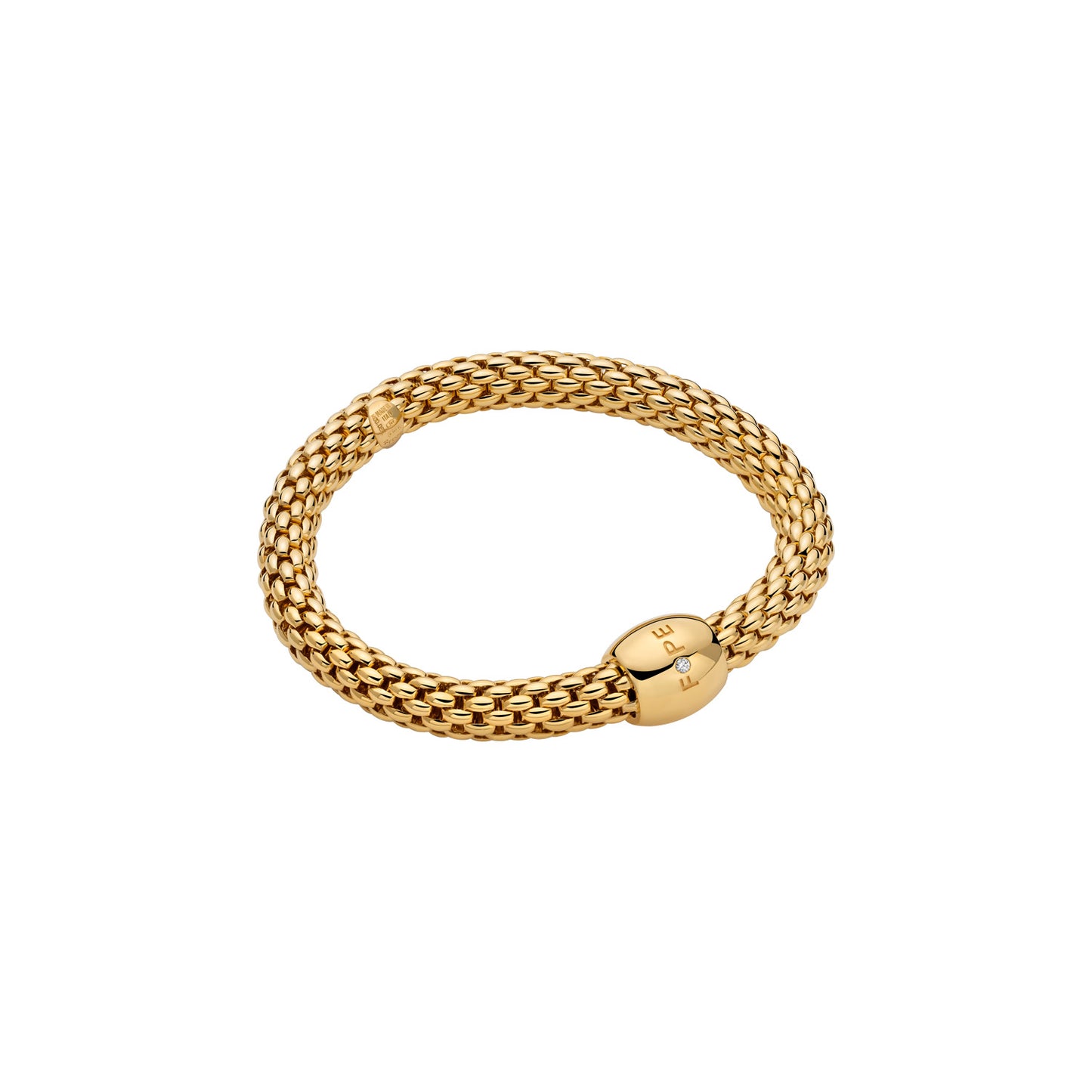 FOPE -Love Nest Bracelet with Logo Rondel
