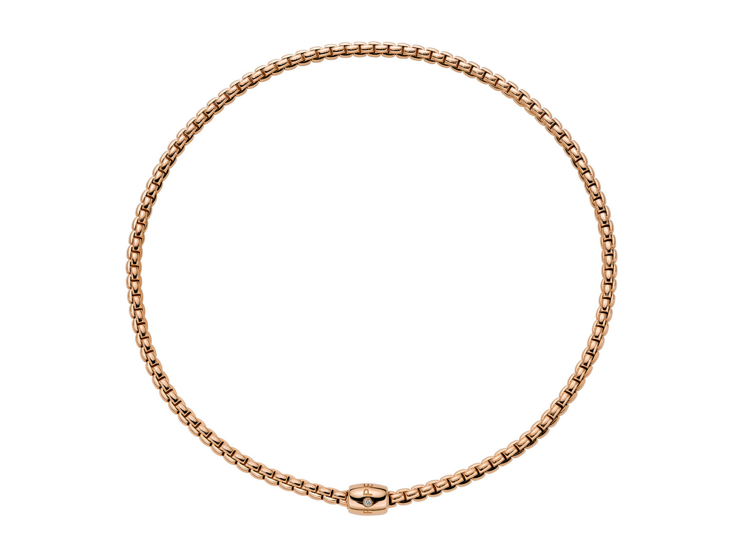 Flex'it necklace with ornamental clasp