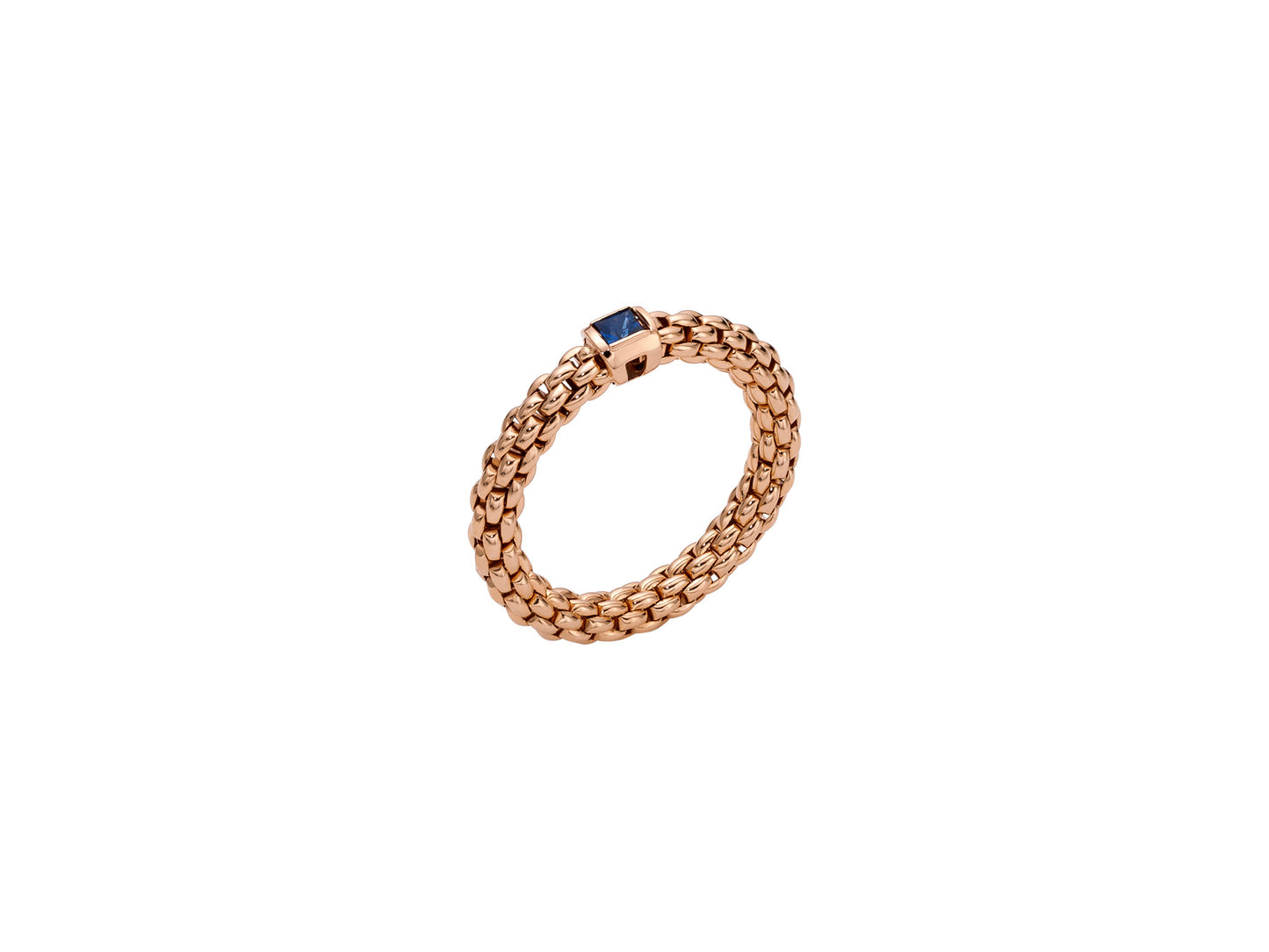 FOPE Souls Collection Stretchy Ring with Blue Sapphire