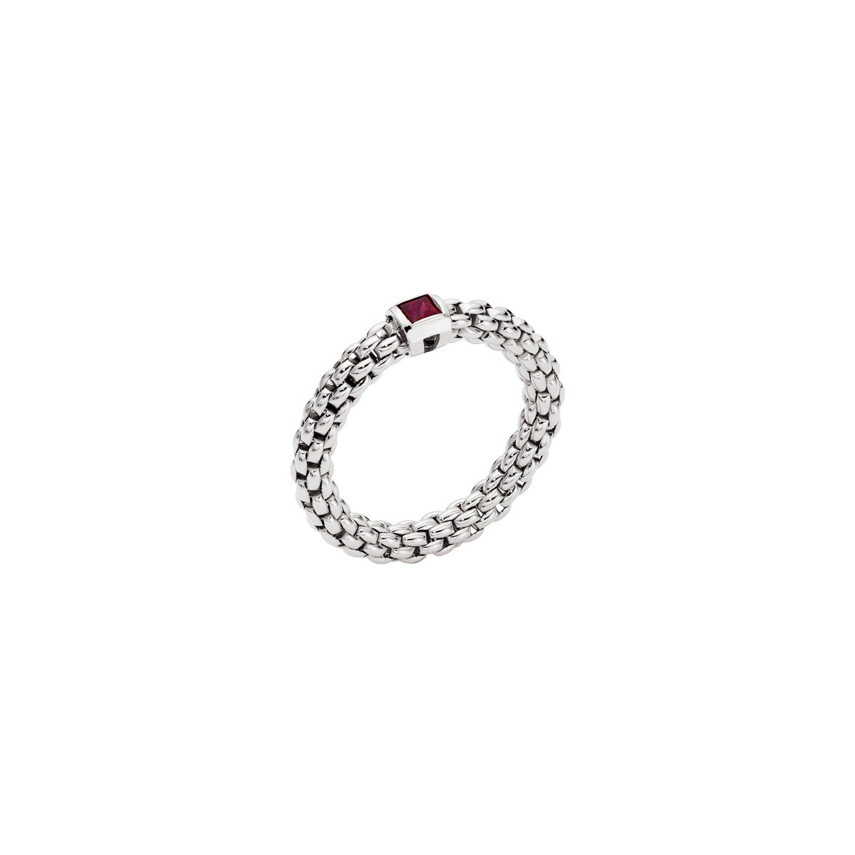 FOPE Souls Collection Stretchy Ring with Ruby